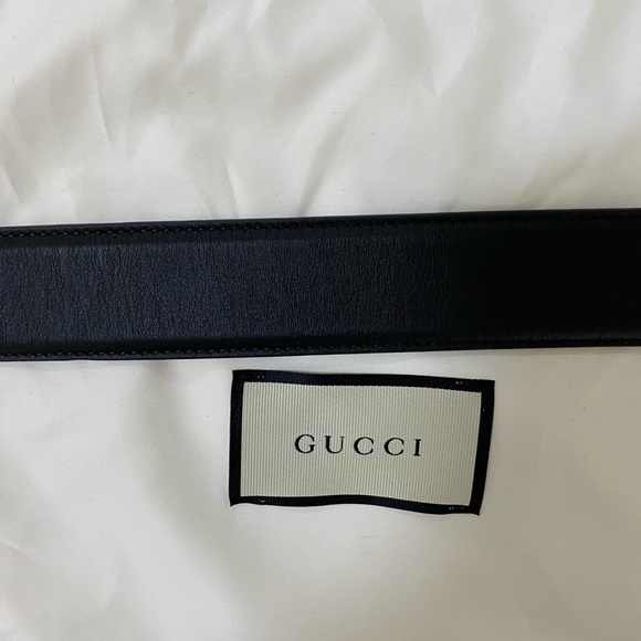 Gucci Interlocking G leather belt size 85 - Picture 3 of 4